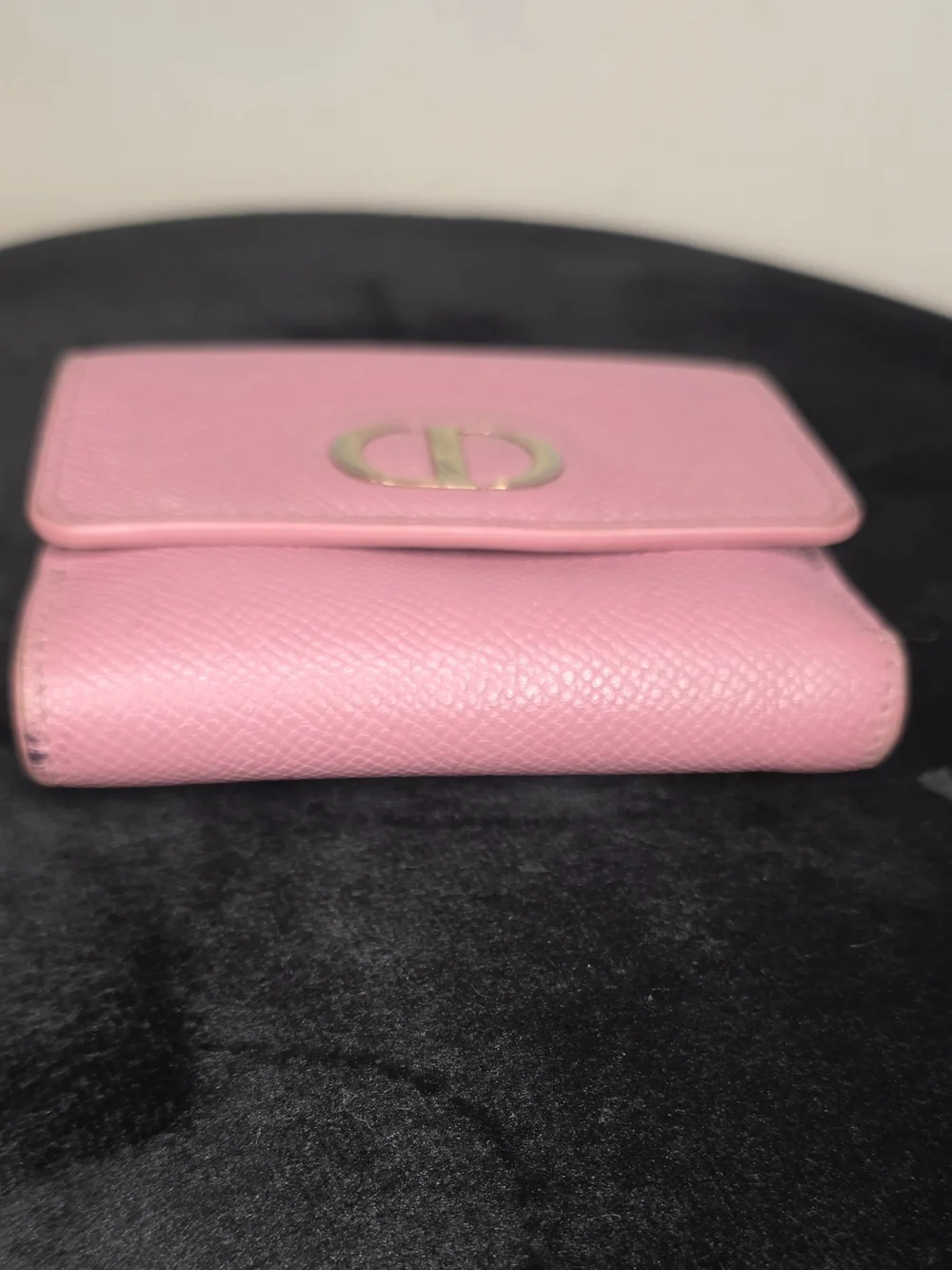 Christian Dior Montaigne  Lotus Pink Trifold Compact Wallet Authentic 💕